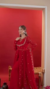 Salwar Kameez Anarkali traditionnel indien pakistanais, robe de designer avec dupatta, tenue de soirée pour femmes, style Antra, protection solaire rapide - Product Image 3
