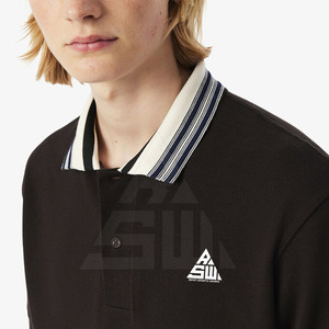 เสื้อสำหรับผู้ชายผ้าสแปนเด็กซ์/ โพลีเอสเตอร์ผ้าถักกันความชื้นขนาดใหญ่พิเศษ - Product Image 4