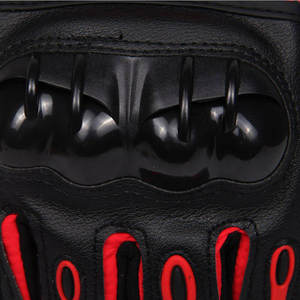 Durable And Breathable Motorbike Gloves in Wholesale Rate Outdoor Full <b>Finger</b> Motorbike Racing Leather Gloves - Product Image 5