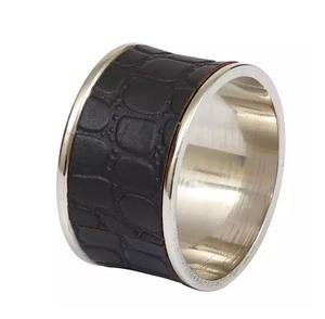 Soporte para servilletas de Metal chapado en oro, forma redonda, decoración Evnet, nuevo - Product Image 4