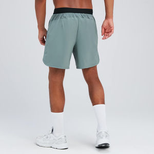 Shorts de sport pour hommes, personnalisés, à séchage rapide, en mesh, légers, respirants, pour l'entraînement, bas simples avec impression de logo personnalisé - Product Image 2