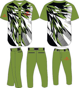 ชุดยูนิฟอร์มเบสบอลสำหรับผู้ชายชุดเครื่องแบบกีฬาเบสบอลออกแบบได้ตามต้องการสไตล์ใหม่ล่าสุด - Product Image 1