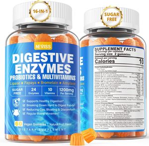 <span class=keywords><strong>Vigo</strong></span>-Enzimas digestivas con gomitas probióticas, multivitaminas, calcio, magnesio - Product Image 1