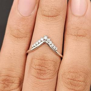 Bague en argent sterling 925 taille émeraude, diamant moissanite vvs, bague de fiançailles, diamant de clarté vvs, alliances pour femmes - Product Image 5