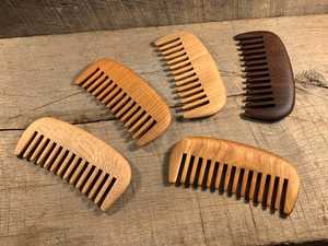 Pettine di Neem naturale in legno a basso prezzo buono per capelli sani fatto a mano in legno antiforfora Unisex Neem pettine per tutti i tipi di peli - Product Image 2