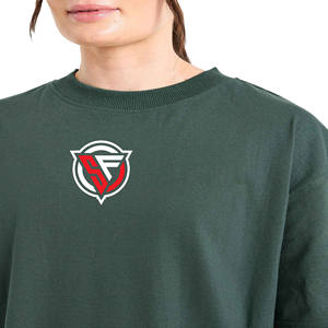 เสื้อยืดคอตตอนโอเวอร์ไซส์สำหรับผู้หญิง, เสื้อยืดวินเทจทรงหลวมแขนสั้นเสื้อลำลองสำหรับผู้หญิง - Product Image 3