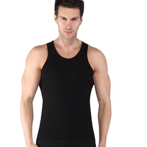 Débardeur d'été 100% coton pour hommes T-shirt décontracté de haute qualité Gym Fitness avec décoration à séchage rapide et impression - Product Image 3