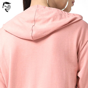 Sudadera con capucha bordada con estampado de hojaldre en relieve lavado con ácido de alta calidad para mujer estilo informal personalizado por los fabricantes - Product Image 6