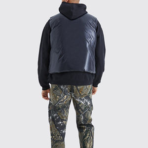 Chaqueta informal de invierno para hombre personalizable al por mayor ligera acolchada de gran tamaño con cuello levantado y cremallera impermeable y transpirable - Product Image 2