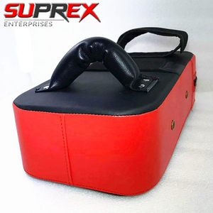 SUPREX ENTERPRISES Almohadilla de Boxeo de Cuero PU para Patadas y Golpes, Escudo Protector de Karate TKD, Almohadilla de Enfoque para Pies, Saco de Arena Vertical Sísmico para Ejercicio - Product Image 4
