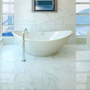 Modern Calacatta Marble <b>Tile</b> 600x600mm for Kitchen Bathroom Balcony Hotel & Villas Floor - Product Image 1