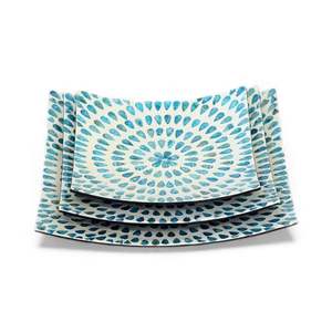 Decorative Bohemian Mother of Pearl <b>Plate</b> <b>for</b> Luxury Dining Table and Interior Home <b>Display</b> From Vietnam - Product Image 1