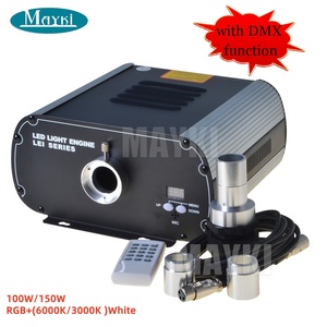 Generadores de fibra óptica LED RGBW 150 K 3000K de alta potencia de 6000 W DMX que cambian de Color luces de estrella de piscina de fibra óptica - Product Image 4