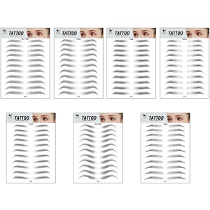 Fábrica al por mayor impermeable ceja <span class=keywords><strong>tatuaje</strong></span> temporal pegatinas Natural pelo-como <span class=keywords><strong>tatuaje</strong></span> <span class=keywords><strong>para</strong></span> mujeres y niñas maquillaje - Product Image 4