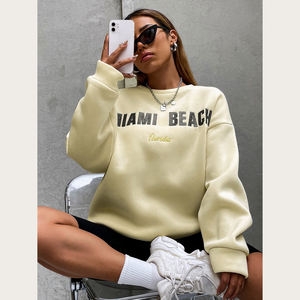 เสื้อฮู้ดผู้หญิงชุดลำลองมีฮู้ดสำหรับฤดูหนาวโลโก้ด้านหน้าทำจากใยไผ่แห้งเร็วสีและกำหนดเองได้100% ฤดูหนาว - Product Image 4