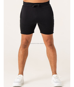 Pantalones cortos deportivos de verano para hombre, informales, de tela de lona con patrón sólido, transpirables, de secado rápido, con cremallera y cintura media - Product Image 2