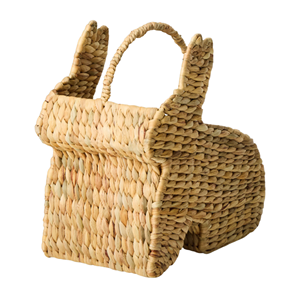 Cesta de Jacinto de Agua con Asa, Cesta de Regalo con Forma de Conejo, Cesta de Flores para Decoración de Pascua, de Vietnam - Product Image 6