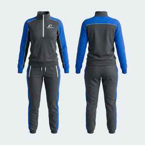 ชุดวอร์มผู้หญิงแบบสั่งตัดทรงเข้ารูป คอซิป 1/4  ระบายอากาศได้ดี มีฮู้ด ลายเรียบ สำหรับฤดูหนาว สไตล์ล่าสุด - Product Image 6