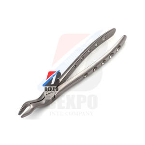 Fórceps de extracción Dental de acero inoxidable, 7mm, mandíbula superior, terceros molares, instrumento quirúrgico de extracción de dientes, Manual - Product Image 1