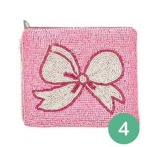 Monedero con cuentas: bolsa con cremallera de lazo Preppy, regalo Tween Girl - Product Image 3