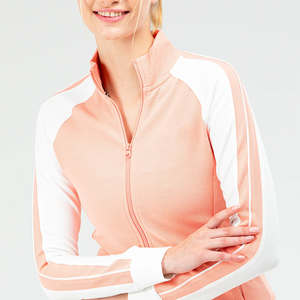 Conjunto Deportivo de Dos Piezas para Mujer, Chándal con Estampado Personalizado, Chaqueta con Cremallera, Traje para Correr - Product Image 6