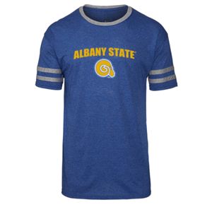 Albany State University เสื้อยืดฟุตบอลผู้ชายแบบถักระบายอากาศได้ดีเสื้อผ้าทีมวิทยาลัย hbcu สำหรับฤดูร้อนขายส่ง - Product Image 2