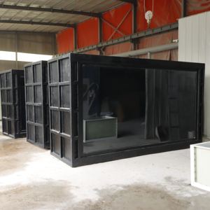 ถังเลี้ยงปลาไฟเบอร์กลาสขนาด 1000 ลิตร แบบทันสมัย พร้อมระบบกรองน้ำขนาดใหญ่ ถังน้ำ FRP สำหรับเพาะเลี้ยงสัตว์น้ำ - Product Image 2