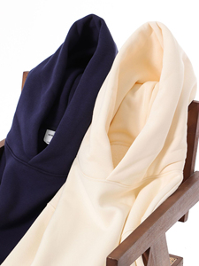 Sweat-shirts à capuche unisexes décontractés en coton 100% 350g pour l'hiver, couleur unie, avec logo brodé et imprimé par transfert thermique, doublés - Product Image 5