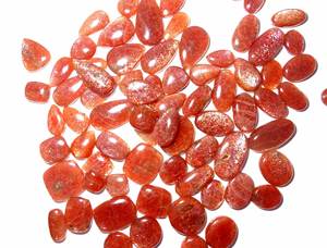 Piedra solar natural de calidad AAA +, piedra preciosa suelta, cabujón de tamaño libre, lote de piedras preciosas sueltas para hacer pendientes y anillos colgantes de joyería - Product Image 5