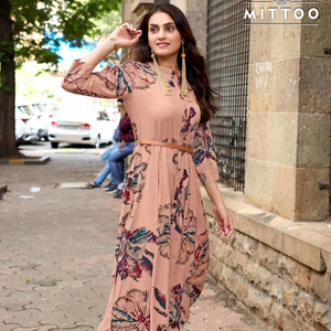 Wholesale Neeta Creation Rayon Quick Dry Knee-Length Comfortable Casual Ethnic Daily Wear Party All Seasons Regular Fit <b>Kurti</b> - Product Image 1
