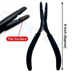 Kit de Herramientas para Instalación de Extensiones de Cabello, Acero Inoxidable, Anillos Micro, Alicates, Enhebrador de Lazos, Pinzas de Sección, Tijeras, Duraderas - Product Image 3