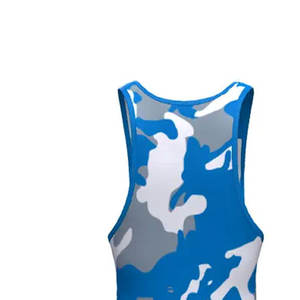 Combinaisons de lutte unisexes personnalisées - Tissu extensible 100% polyester, respirant et à séchage rapide - Product Image 6