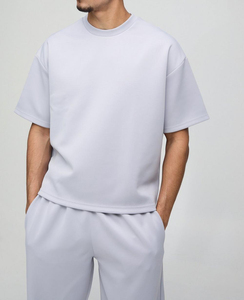 Conjunto Deportivo Personalizado al por Mayor para Hombre, Camiseta y Pantalones Extra Grandes, Traje de Dos Piezas, Estilo Urbano Moderno, Hecho en Pakistán - Product Image 3