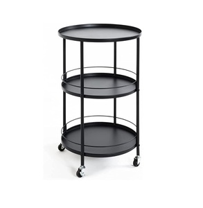 Carrito de servicio de oro personalizado para el hogar, catering, hotel, restaurante, cocina, carrito para servir comida, soportes para copas de vino - Product Image 4