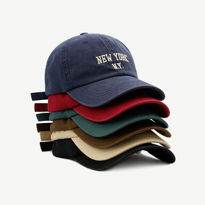 Gorra de béisbol para hombre, gorra deportiva sin estructura desgastada a la moda con bordado personalizado, MOQ bajo, venta al por mayor, clásica - Product Image 4