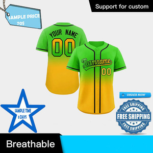 Uniforme de Béisbol Personalizado OEM 2024, Transpirable, de Alta Calidad, Color Personalizado, Camisetas Deportivas Lisas y Económicas, Diseño Sencillo - Product Image 4