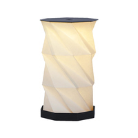 2025 nouveauté Rechargeable LED pliant papier lampe maison remodelage société cadeaux promotionnels élément en alliage de magnésium Flexible