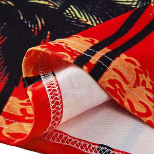 Vêtements - T-shirts en sublimation - Vêtements d'été pour hommes respirants et écologiques - Manches courtes - Col rond - Polyester/coton - Personnalisé - Product Image 5