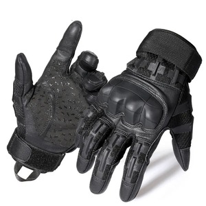 Gants en cuir à doigts entiers pour hommes professionnels pour sports de course cyclisme ski usage décontracté avec technologie d'écran tactile - Product Image 5