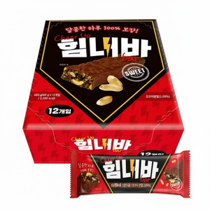 Vente en gros Barre coréenne de bonbons solides au chocolat et à l'arachide K-Snack semi-sucré en vrac pour les distributeurs - Product Image 1