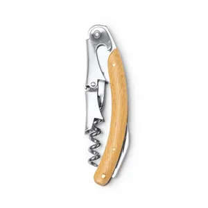 Cavatappi in Bambù Riverton, Gadget Personalizzati per Aprire Efficientemente le Bottiglie di Vino - Product Image 5