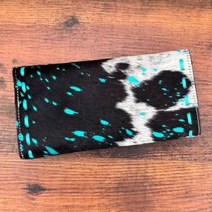 New Design Hand Tooled Carving Leather Wallet Clutch <b>Phone</b> Case Card Stylish Cowhide Wallet Multi Uses Western Leather Wallets - Product Image 3
