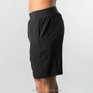 Short de course pour hommes personnalisé en Offre Spéciale Taille élastique Type de taille moyenne Toile tricotée à motif solide Service OEM - Product Image 6