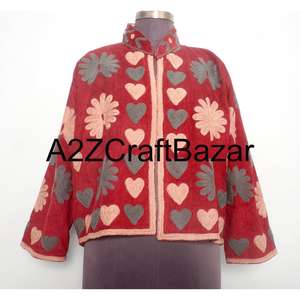 Chaqueta Corta Étnica Bordada de Primera Calidad al por Mayor, Abrigo Corto de Otoño, Ropa de Abrigo Tradicional de Moda - Product Image 6