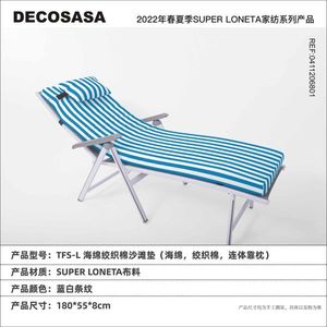 New Arrival Outdoor Premium Quality Foam Beach Lounger <b>Cushion</b> <b>Pad</b> Sun Lounger Mat for Garden Pool Patio-Wholesale - Product Image 2