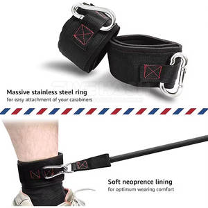 Correas de Tobillo Ajustables para Levantamiento de Pesas en el Gimnasio, para Hombres y Mujeres, Precio al por Mayor - Product Image 4