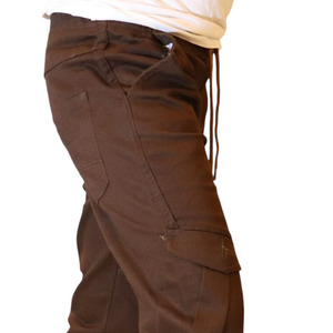 Pantalons cargo pour hommes sur mesure en gros, 6 poches, style élégant, vêtements de travail en coton, pantalons utilitaires, confortables, décontractés, tendance - Product Image 4