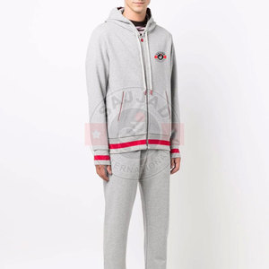 Chándal deportivo de lana para hombre, conjunto de 2 piezas, para correr, venta al por mayor, para invierno - Product Image 4