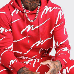 ชุดวอร์มผู้ชายคุณภาพดี น้ำหนักเบา มีฮู้ด ผ้าฝ้าย 100% ระบายอากาศได้ดี แห้งเร็ว แบบสั่งทำพิเศษ ลายพื้นเรียบ สำหรับฤดูหนาว - Product Image 2