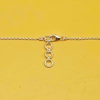 Collier en argent avec pierre turquoise Pierre précieuse Collier en argent massif classique en argent sterling 925 pour femme pour cadeau, fiançailles